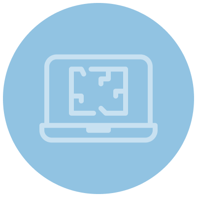 icon representing software/a computer