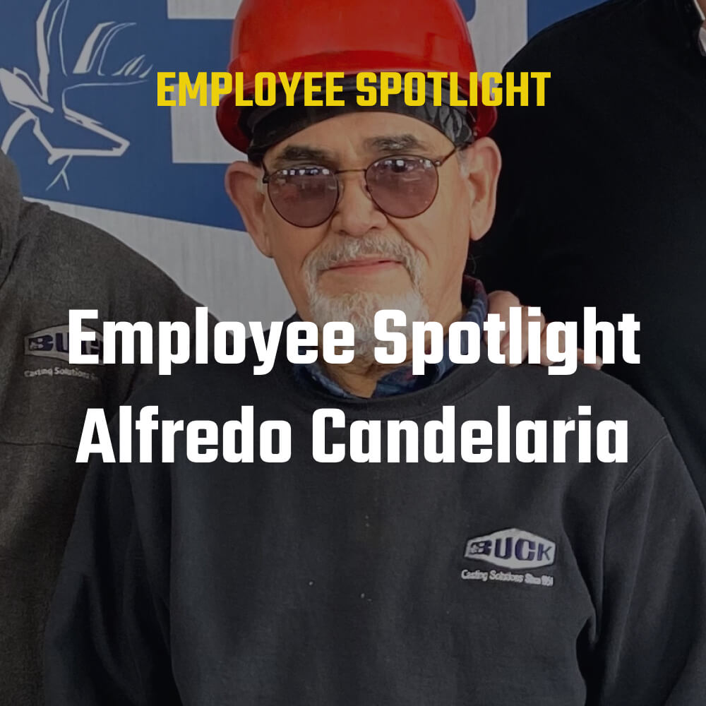 Picture of Alfredo Candelaria with Employee Spotlight and his name over the image